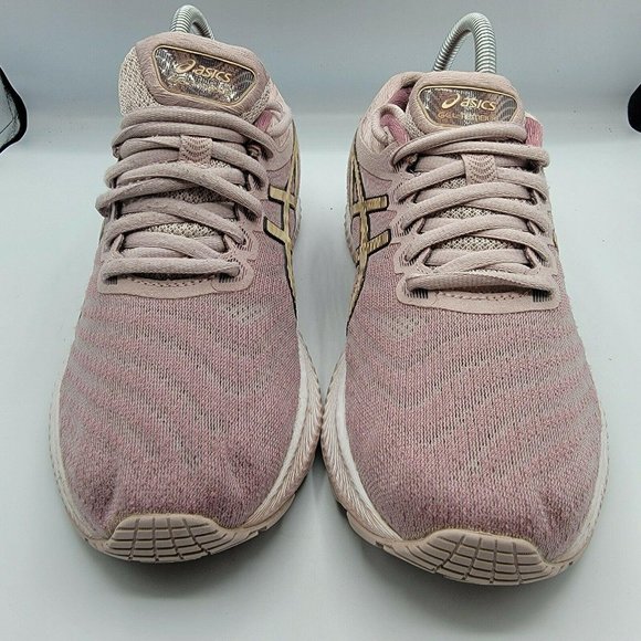 Asics Womens Gel Nimbus 22 1012A587 Rose Gold Lace - Picture 2 of 11